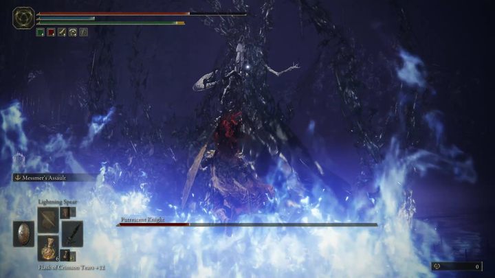 Druga faza walki rozpoczyna się, gdy boss spadnie do połowy zdrowia - Shadow of the Erdtree: Jak pokonać bossa Gnijący Rycerz (Putrescent Knight)? - Elden Ring - poradnik do gry
