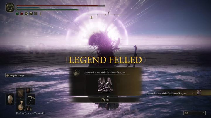 Za pokonanie bossa otrzymacie 420,000 run oraz Wizerunek Matki Palców (Remembrance of the Mother of Fingers), który wymienicie na - Shadow of the Erdtree:Jak pokonać bossa Metyra, Matka Palców (Metyr, Mother of Fingers)? - Elden Ring - poradnik do gry