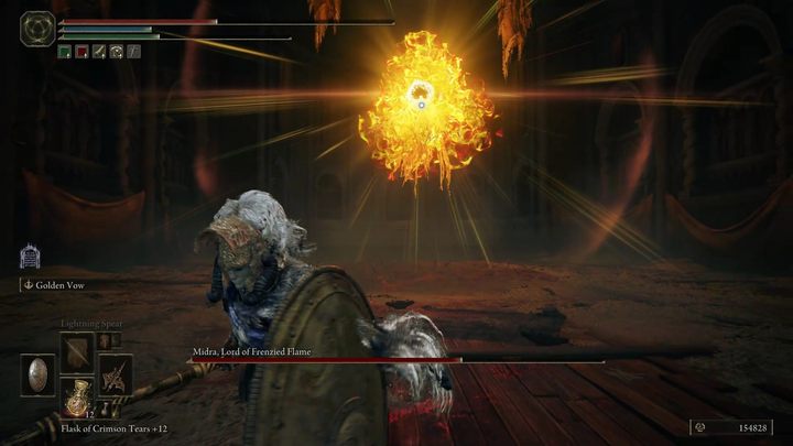 Faza druga walki rozpocznie się, gdy Midra spadnie do około 2/3 zdrowia - Shadow of the Erdtree: Jak pokonać bossa Midra, Władca Oszalałego Płomienia (Midra, Lord of Frenzied Flame)? - Elden Ring - poradnik do gry