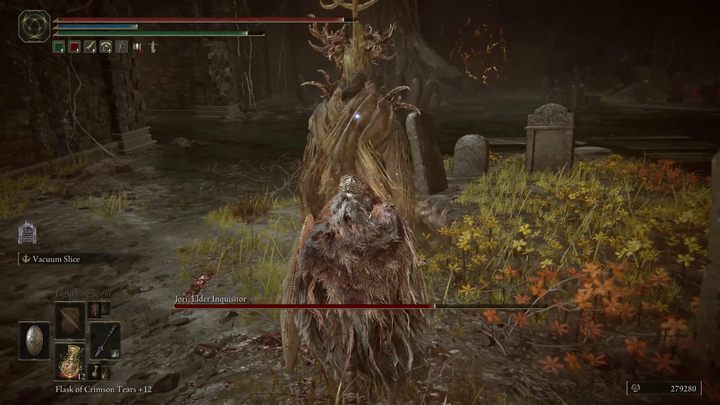 Gdy Jori chwyci kostur obiema rękami przed sobą, to sygnał, że będzie się teleportować - Shadow of the Erdtree: Jak pokonać bossa Jori, starszy inkwizytor (Jori, Elder Inquisitor)? - Elden Ring - poradnik do gry