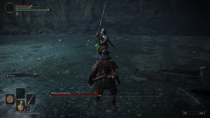 Żołnierz Godricka (Soldier of Godrick) dysponuje kilkoma ataki, które są bardzo sygnalizowane - Elden Ring: Żołnierz Godricka (Soldier of Godrick) - Elden Ring - poradnik do gry