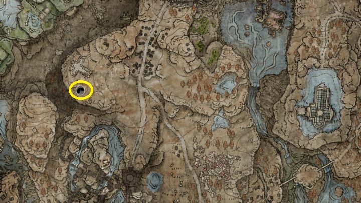 Zaczynając wędrówkę z miejsca łaski Krzyż przy gościńcu, udajcie się główną drogą na północny zachód - Shadow of the Erdtree: Jak zrobić respec - lista wszystkich łez larw - Elden Ring - poradnik do gry