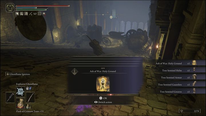 Popiół ten zdobędziecie za zniszczenie dwóch rydwanów w Grobie bohatera w Aurizie (Auriza Heros Grave) - Elden Ring: Popioły i Prochy (Leyndell) - lista wszystkich - Elden Ring - poradnik do gry