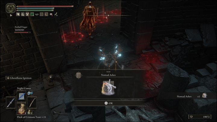 Aby zdobyć prochy Nomada, należy udać się do Podziemi porzuconych (Subterranean Shunning-Grounds) - Elden Ring: Popioły i Prochy (Leyndell) - lista wszystkich - Elden Ring - poradnik do gry