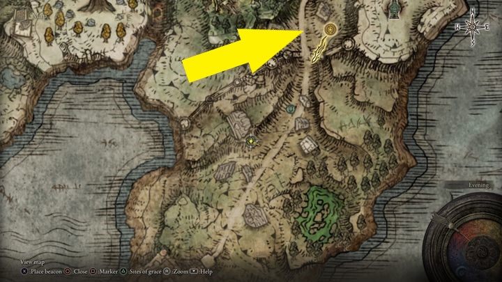 Druga wersja bossa znajduje się na Płaczącym Półwyspie (Weeping Peninsula), a dokładniej blisko miejsca łaski Mury obronne zamku Morne (Castle Morne Rampart) - Elden Ring: Nocna kawaleria (Nights Cavalry) - boss, jak pokonać? - Elden Ring - poradnik do gry