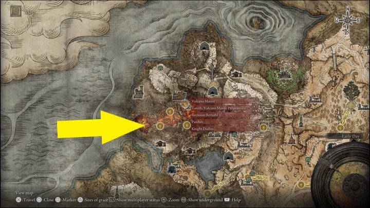 Trzecia wersja bossa znajduje się na Górze Gelmir (Mt - Elden Ring: Magmowy Żmij Makar (Magma Wyrm Makar) - boss, jak pokonać? - Elden Ring - poradnik do gry
