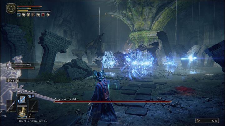 Pamiętajcie o tym, aby celować głównie w głowę - Elden Ring: Magmowy Żmij Makar (Magma Wyrm Makar) - boss, jak pokonać? - Elden Ring - poradnik do gry