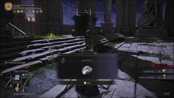 Za pokonanie Łzy naśladowcy (Mimic Tear) otrzymacie 10000 Run, Maskę srebrnej łzy (Silver Tear Mask) i Łzę Larwy x2 (Larval Tear x2) - Elden Ring: Łza naśladowcy (Mimic Tear) - boss, jak pokonać? - Elden Ring - poradnik do gry