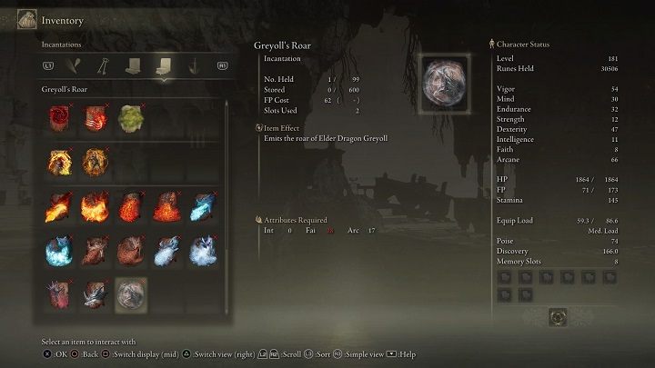 Rodzaj zaklęcia: inkantacja - Elden Ring: Legendarne czary i inkantacje (Legendary Sorceries and Incantations) - lista wszystkich - Elden Ring - poradnik do gry