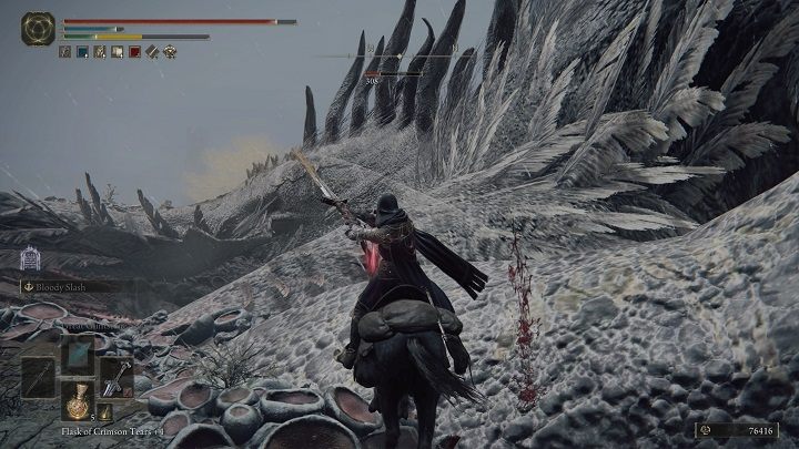 Ustawcie się pomiędzy jego tylną nogą, a ogonem i cierpliwie atakujcie - Elden Ring: Legendarne czary i inkantacje (Legendary Sorceries and Incantations) - lista wszystkich - Elden Ring - poradnik do gry