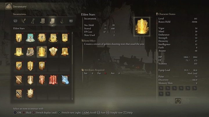 Rodzaj zaklęcia: inkantacja - Elden Ring: Legendarne czary i inkantacje (Legendary Sorceries and Incantations) - lista wszystkich - Elden Ring - poradnik do gry