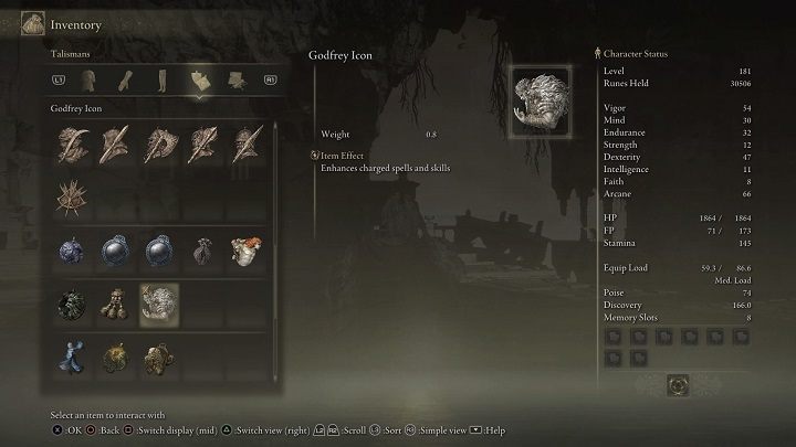 Efekt przedmiotu: Wzmacnia ładowane zaklęcia i umiejętności - Elden Ring: Legendarne talizmany (Legendary Talismans) - lista wszystkich - Elden Ring - poradnik do gry