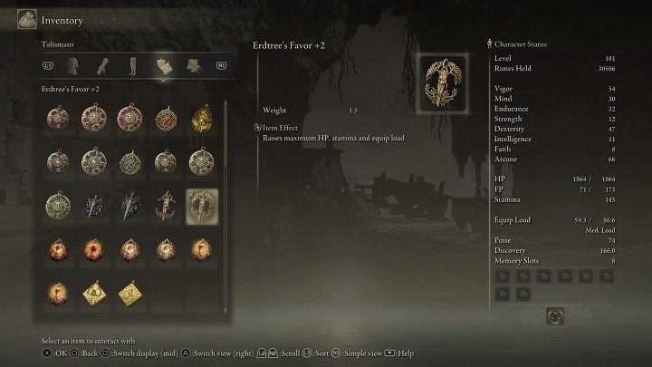 Efekt przedmiotu: Zwiększa maks - Elden Ring: Legendarne talizmany (Legendary Talismans) - lista wszystkich - Elden Ring - poradnik do gry