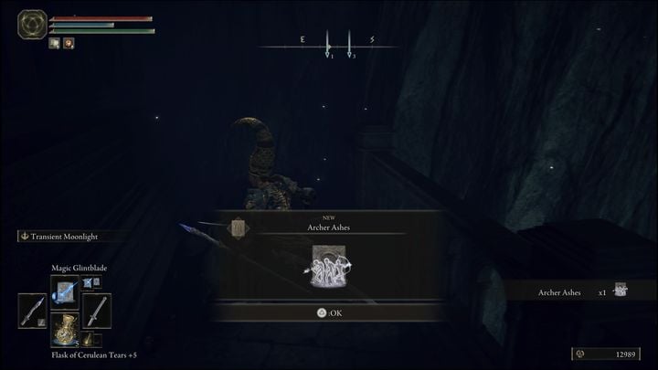 Prochy znajdują się w Nokstelli, Wiecznym Mieście (Nokstella, Eternal City), za budynkiem, który jest wskazany na mapie - Elden Ring: Popioły i Prochy (Rzeka Ainsel) - lista wszystkich - Elden Ring - poradnik do gry