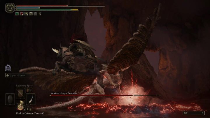 Jak z większością smoków, z Senessaxem najlepiej walczyć konno - Shadow of the Erdtree: Jak pokonać bossa Starożytny smok Senessax (Ancient Dragon Senessax)? - Elden Ring - poradnik do gry