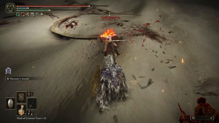 Jeżeli udało Wam się dostarczyć Ansbachowi zwój z magazynu, a także wspomogliście go w czasie opcjonalnej walki, to będziecie mogli przyzwać go do pomocy podczas ostatecznego starcia z Ledą w Komnacie Oczyszczenia - Shadow of the Erdtree: Sir Ansbach - solucja, opis przejścia - Elden Ring - poradnik do gry