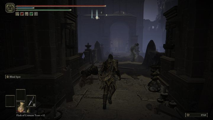 Uzbrojeni w klucz, możecie teraz wrócić do Miejsca łaski Mały prywatny ołtarz, ale tym razem skorzystajcie z wyjścia na lewo - Shadow of the Erdtree: Starowina, Rogata Przybyszka (Hornsent Grandam) - solucja, opis przejścia - Elden Ring - poradnik do gry