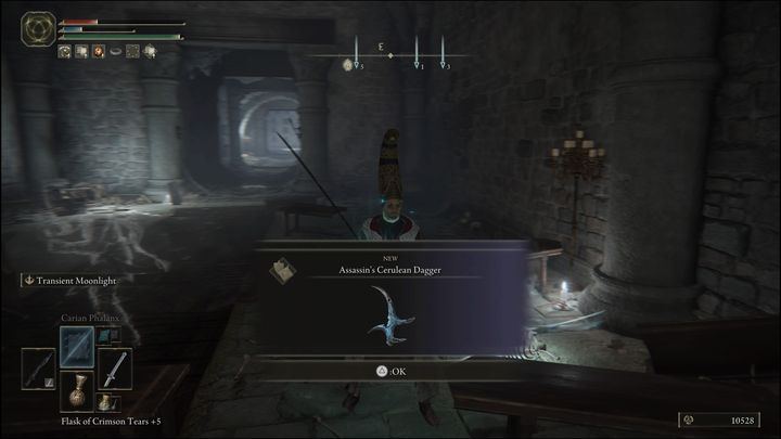 Za pokonanie drugiej wersji bossa, która znajduje się w Jeziornej Liurnii (Liurnia of the Lakes) otrzymacie Modry sztylet skrytobójcy (Assassins Cerulean Dagger), Ślad czarnego noża (Black Knifeprint) oraz 1600 Run - Elden Ring: Zabójca czarnego noża (Black Knife Assassin), Płaskowyż Altus - boss, jak pokonać? - Elden Ring - poradnik do gry