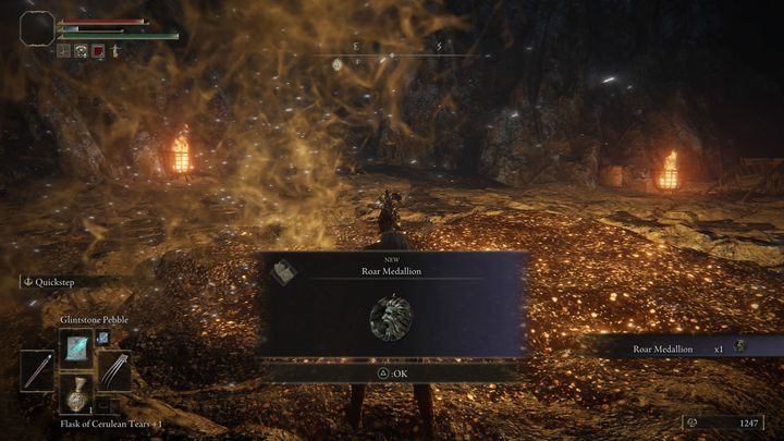 Nagrodą za pokonanie Trolla kamiennego kopacza (Stonedigger Troll) będzie Medalion ryku (Roar Medallion) - Elden Ring: Troll kamienny kopacz (Stonedigger Troll) - boss, jak pokonać? - Elden Ring - poradnik do gry