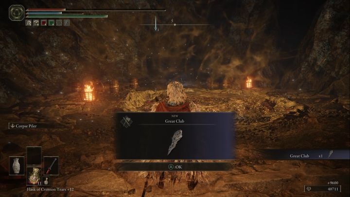 Za pokonanie drugiej wersji bossa otrzymacie jego broń, Wielką Pałkę (Great Club) oraz 9600 Run - Elden Ring: Troll kamienny kopacz (Stonedigger Troll) - boss, jak pokonać? - Elden Ring - poradnik do gry