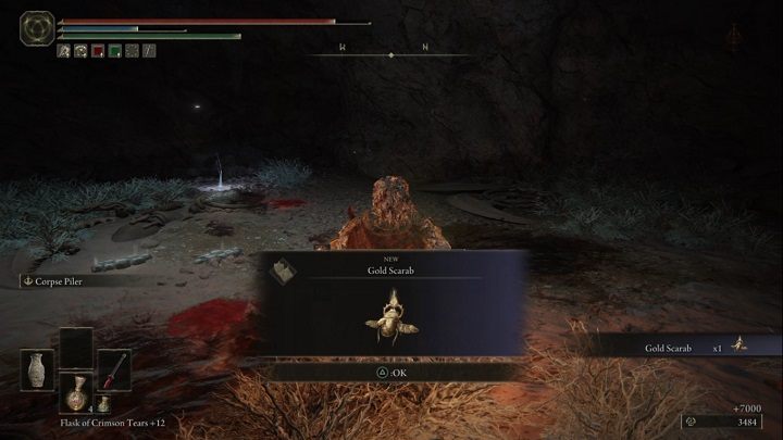 Za pokonanie Rycerzy czystej zgnilizny w Caelid otrzymacie runy (7 000) oraz amulet Złoty skarabeusz (Gold Scarab) - Elden Ring: Rycerz czystej zgnilizny (Cleanrot Knight) - boss, jak pokonać? - Elden Ring - poradnik do gry