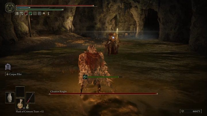 Jeśli znajdziecie się w niedużej odległości od przeciwnika, może spróbować Was nadziać - Elden Ring: Rycerz czystej zgnilizny (Cleanrot Knight) - boss, jak pokonać? - Elden Ring - poradnik do gry