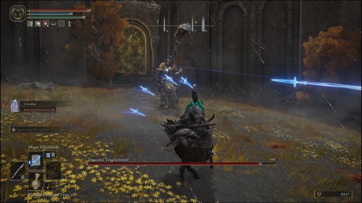 Możecie również skorzystać z wierzchowca, aby walczyć na koniu - Elden Ring: Smoczy strażnik drzewa (Draconic Tree Sentinel) - boss, jak pokonać? - Elden Ring - poradnik do gry