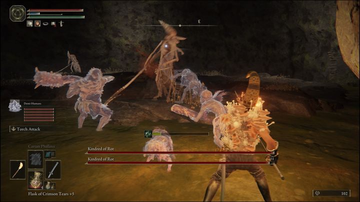 Następnie skupcie się na jednym przeciwniku - Elden Ring: Członek klanu zgnilizny (Kindred of Rot) - boss, jak pokonać? - Elden Ring - poradnik do gry