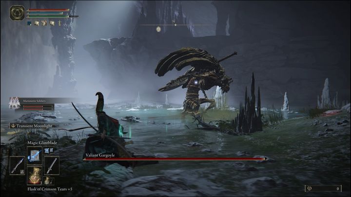 Jeśli Nieustraszony gargulec zacznie stać w miejscu, prawdopodobnie wytworzy truciznę, która pokryje znaczny obszar - Elden Ring: Nieustraszony gargulec (Valiant Gargoyle) - boss, jak pokonać? - Elden Ring - poradnik do gry