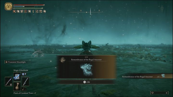 W przypadku nagród za pokonanie Ducha królewskiego przodka, otrzymacie Runy (23000) oraz Wizerunek królewskiego przodka - Elden Ring: Duch królewskiego przodka (Regal Ancestor Spirit) - boss, jak pokonać? - Elden Ring - poradnik do gry