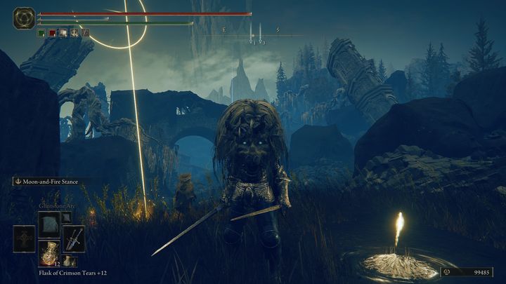Udajcie się na wschód od miejsca łaski krzyż przy gościńcu - Shadow of the Erdtree: Wszystkie Miejsca łaski w głównych regionach - Elden Ring - poradnik do gry