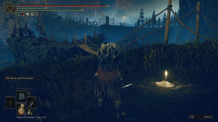 Rozpoczynając od wioski Bonny, kierujcie się w stronę dwóch mostów - Shadow of the Erdtree: Wszystkie Miejsca łaski w głównych regionach - Elden Ring - poradnik do gry