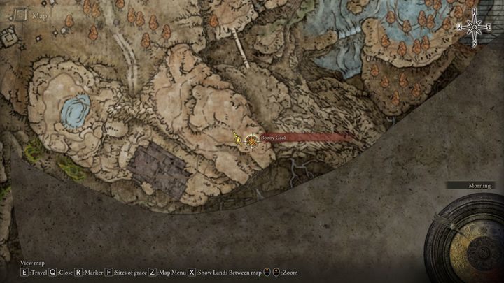 Udajcie się tam z Wioski Bonny, skręćcie w główną drogę i idźcie przed siebie - Shadow of the Erdtree: Wszystkie Miejsca łaski w głównych regionach - Elden Ring - poradnik do gry