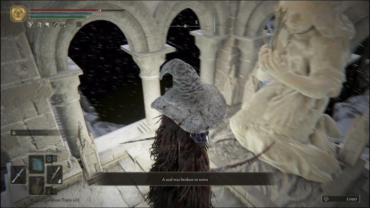 Będąc w Liturgicznym Mieście, musicie wejść w interakcję z Wiecznym Więzieniem (Evergaol) - Elden Ring: Miejsca łaski (Święte Drzewo Miquelli) - lista wszystkich - Elden Ring - poradnik do gry