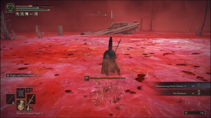 Jezioro zgnilizny charakteryzuje się bardzo dużym obszarem oraz tym, że chodzenie po nim nakłada szkarłatną zgniliznę - Elden Ring: Miejsca łaski (Jezioro Zgnilizny) - lista wszystkich - Elden Ring - poradnik do gry