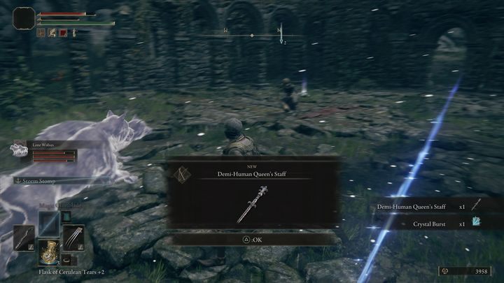 Zabijając wodza otrzymacie jego kostur oraz Kryształowy wybuch (Crystal Burst) - Elden Ring: Czary i Inkantacje (Płaczący Półwysep) - lista wszystkich - Elden Ring - poradnik do gry