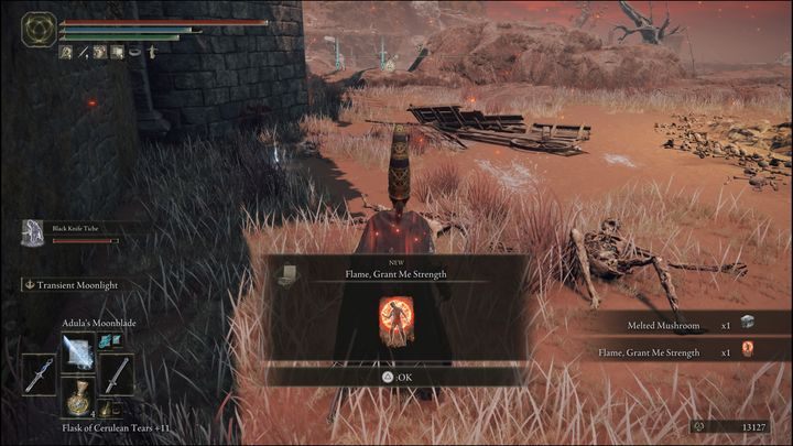 W miejscu wskazanym na mapie znajduje się Fort Gael - Elden Ring: Czary i Inkantacje (Caelid) - lista wszystkich - Elden Ring - poradnik do gry