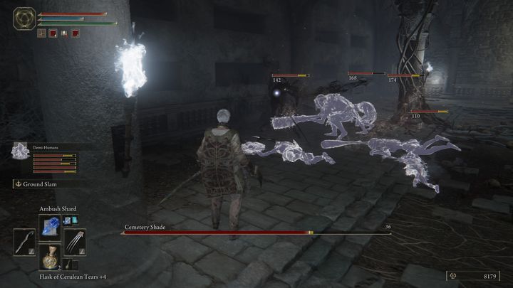 W każdej wolnej chwili atakujcie za pomocą swoich zaklęć - Elden Ring: Cmentarny cień (Cemetery Shade), Pogrobno - boss, jak pokonać? - Elden Ring - poradnik do gry