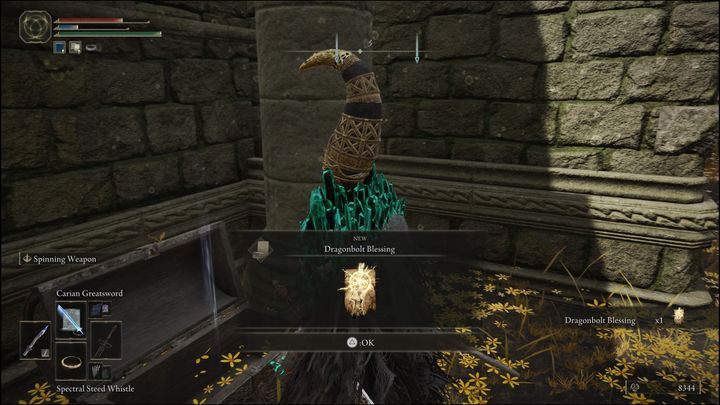 Udajcie się we wskazane miejsce na mapie - Elden Ring: Czary i Inkantacje (Płaskowyż Altus) - lista wszystkich - Elden Ring - poradnik do gry