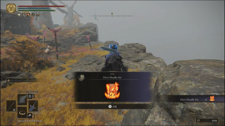 Gdy to nastąpi, otrzymacie Śmiertelny grzech ognia (Fires Deadly Sin) - Elden Ring: Czary i Inkantacje (Płaskowyż Altus) - lista wszystkich - Elden Ring - poradnik do gry