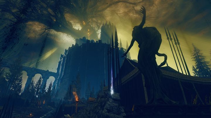 Wzdłuż drogi na północ znajduje się obóz żołnierzy - Shadow of the Erdtree: Wszystkie odłamki ostrodrzewa (Scadutree Fragments) - Elden Ring - poradnik do gry