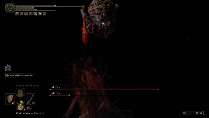 Upadły bliźniak często robi też salto i ciężko upada na ziemię - Elden Ring: Upadły Bliźniak (Fell Twin) - boss, jak pokonać? - Elden Ring - poradnik do gry