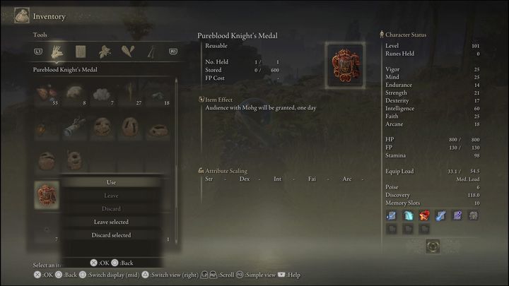Drugi sposób to skorzystanie z Medalu rycerza czystej krwi (Pureblood Knights Medal) - Elden Ring: Miejsca łaski (Pałac Mohgwyna) - lista wszystkich - Elden Ring - poradnik do gry