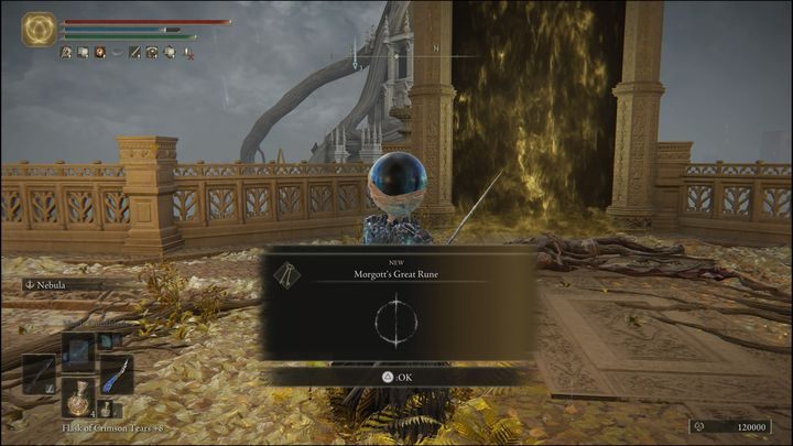 Za pokonanie Loretty, królewskiego rycerza, otrzymacie Runy (120000), Wielki Run Morgotta oraz Wizerunek Króla Omenów - Elden Ring: Morgott, Król Omenów (Morgott, The Omen King) - boss, jak pokonać? - Elden Ring - poradnik do gry