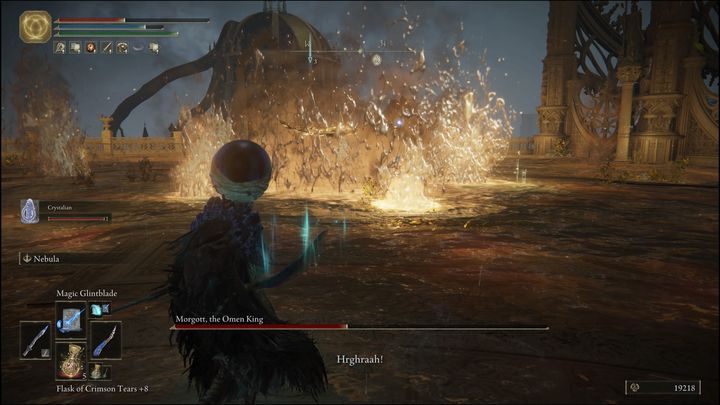 Gdy HP bossa spadnie do 50%, klęknie on na kolana i zacznie się druga faza - Elden Ring: Morgott, Król Omenów (Morgott, The Omen King) - boss, jak pokonać? - Elden Ring - poradnik do gry