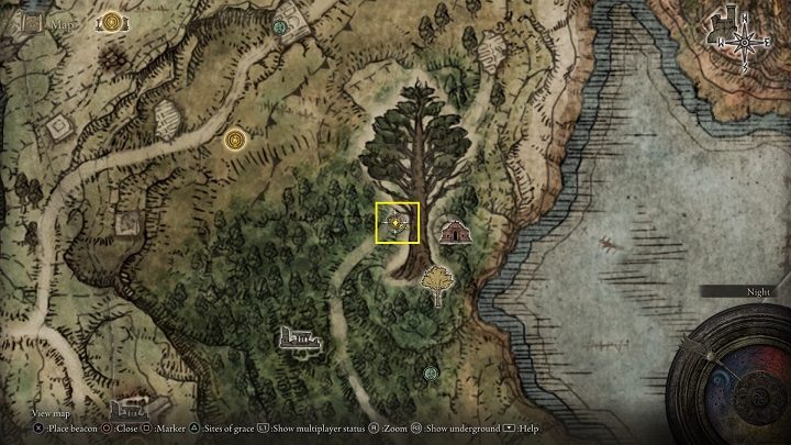 Mapa: Wschodnie Pogrobno (Map: Limgrave, East) znajduje się w Lesie Mgieł (Mistwood) - Elden Ring: Gdzie znaleźć Mapy regionów? Lista - Elden Ring - poradnik do gry