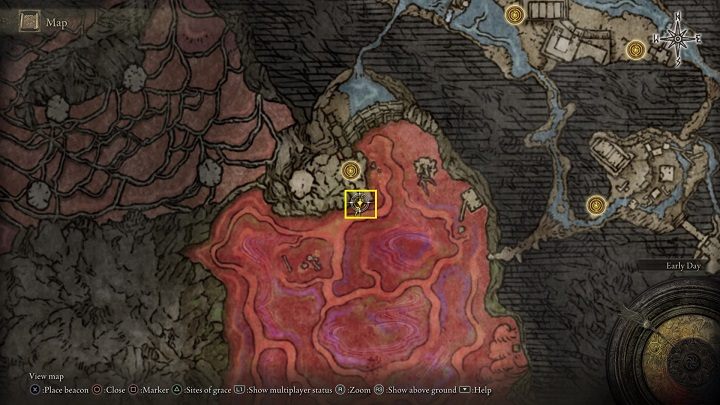 Jezioro Zgnilizny (Lake of Rot) to lokacja, do której dostaniecie się po skorzystaniu z dwóch kolejnych wind poczynając od lokacji Nokstella, Wieczne Miasto (Nokstella, Eternal City) - Elden Ring: Gdzie znaleźć Mapy regionów? Lista - Elden Ring - poradnik do gry