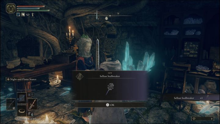 Wspomniany czarodziej znajduje się w ukrytej jaskini o nazwie Seliańska Kryjówka - Elden Ring: Czarodziejka Sellen (Sorceress Sellen) - Elden Ring - poradnik do gry