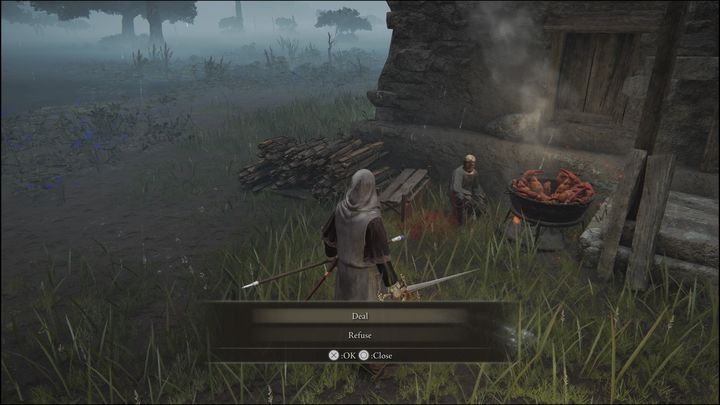 NPC niestety nie odda naszyjnika za darmo - Elden Ring: Rya / Zorayas - solucja, opis przejścia - Elden Ring - poradnik do gry