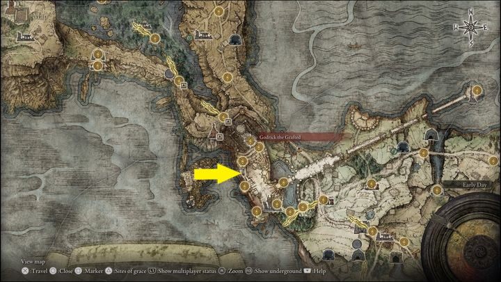 Rogier znajduje się w Zamku Burzowego Całunu (Stormveil Castle), w zachodniej części zamku, dokładniej w małej kaplicy - Elden Ring: Czarodziej Rogier (Sorcerer Rogier) - solucja, opis przejścia - Elden Ring - poradnik do gry